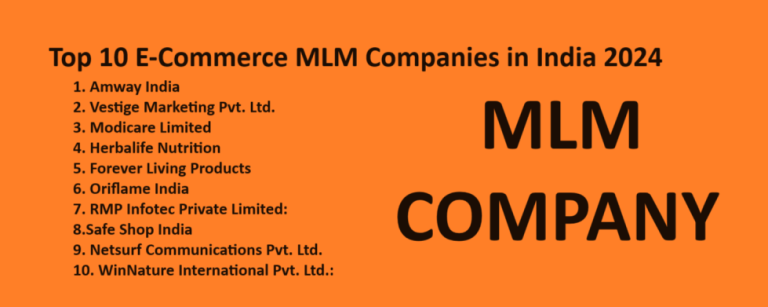 Top 10 E-Commerce MLM Companies in India 2024